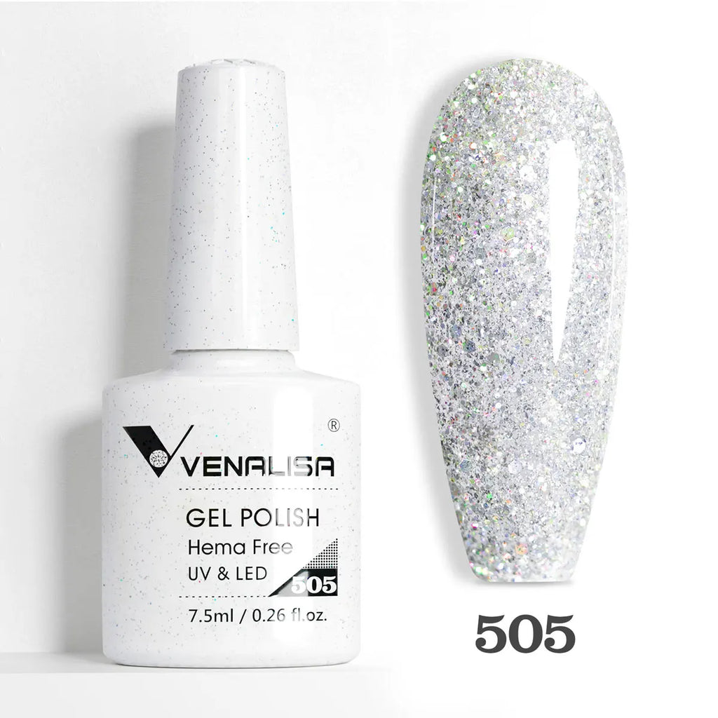 Venalisa VIP5 Nail Gel Polish HEMA/TPO FREE Full Coverage Beautiful Semi Permanent Soak Off UV LED Gel Nail Polish Gel Lacquer