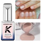 KODIES GEL Professional Nail Gel Polish Natural Camouflage Rubber Base Gel Color Pearl Semi Permanent UV/LED Hybrid Gel Varnish