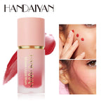 6 Colour Matte Liquid BlushEasy to apply long lasting waterproof blush sponge brush head