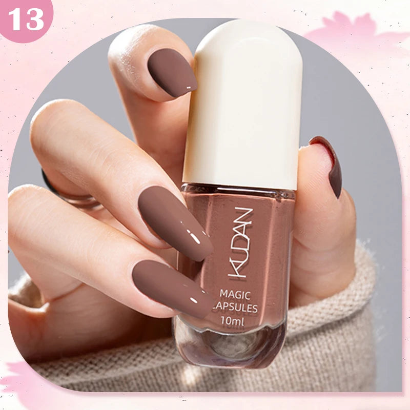 10ml Water-Based Peel Off Nail Polish 40 Colors Long Lasting Quick Drying No Need of Lamp to Cure Nail Supplies Manicure Nails