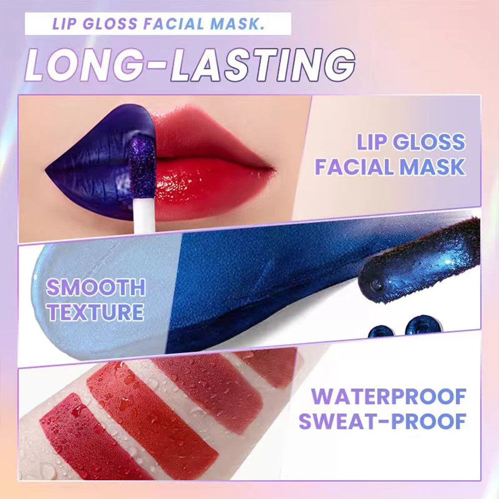 JUJU DREAM Peel-Off Lip Gloss - Long-Lasting Waterproof Lip Stain Masque Bright Vitality Smooth Texture Lip Gloss