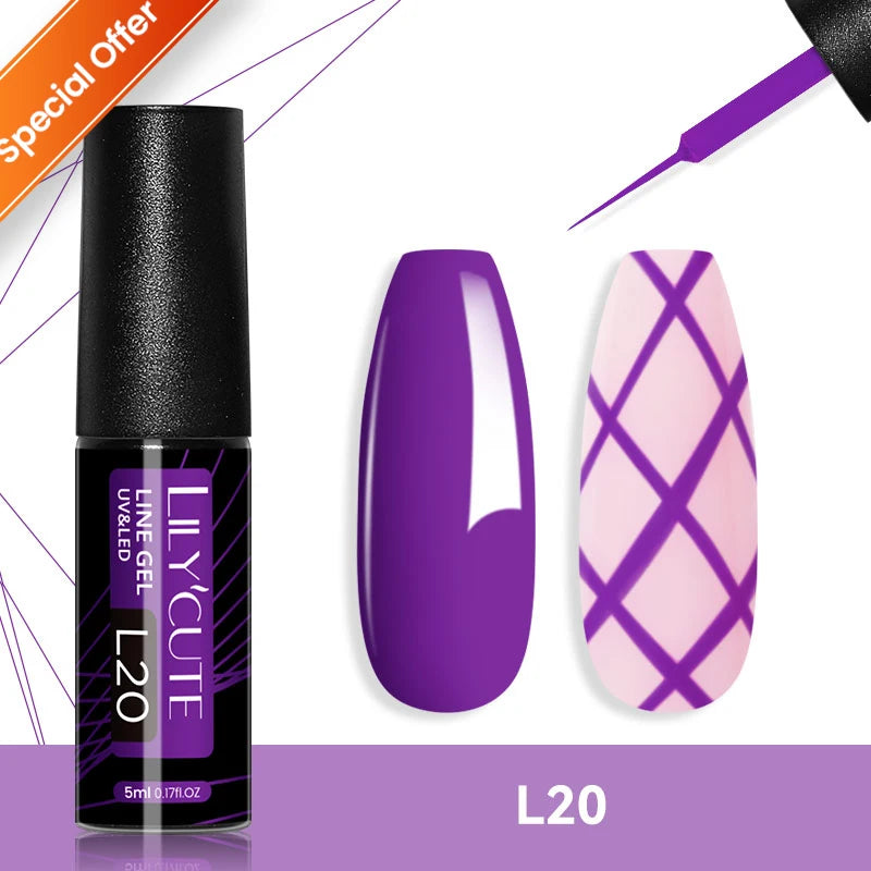 LILYCUTE Nude Crystal Rubber Base Gel Nail Polish Natural Color Semi Permanent UV Gel Soak Off Self Leveling Nail Gel Varnishes