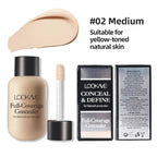 Full Cover Liquid Concealer Cream Makeup Moisturizing Eye Dark Circles Cream Face Foundation Waterproof Make Up Base Cosmetics