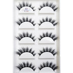 New 5 Pairs Natural 3D False Eyelashes Makeup Mink Eyelash Fake Eye Lashes Faux Cils Make Up Beauty Maquillaje Tools H13 Cat