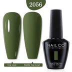 NAILCO Red Colors Series 15ML Nail Gel Polish Nail Supplies Semi Permanent For Nail Art Manicure Soak Off LED UV Hybrid Varnish