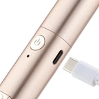 2 IN 1 Electric Eyebrow Shaver Eyelash Curling Two-gear Temperature Adjustment Heated Eyelash Curler Automatic Eyebrow Trimmer