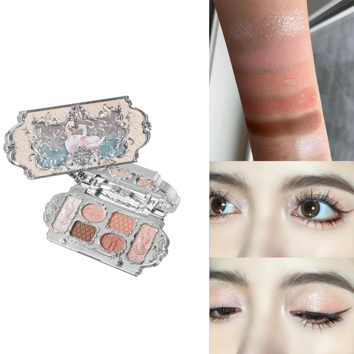 Flower Knows 2026 Bunny Garden Makeup Palette Cute Rabbit Themed Eyeshadow Blush Highlight All In One Cosmetic Collection
