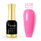 Venalisa 12ml Platinum Gel Nail Polish Super Shiny Effect Nail Gel Perfect Soak off UV&LED Nail Color Foil Chrome Gel Polish