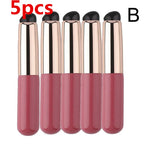 Silicone Lip Brush With Cover Cap Concealer Brush Like Fingertips Q Soft Lipstick Makeup Brushes Round Head No Broken