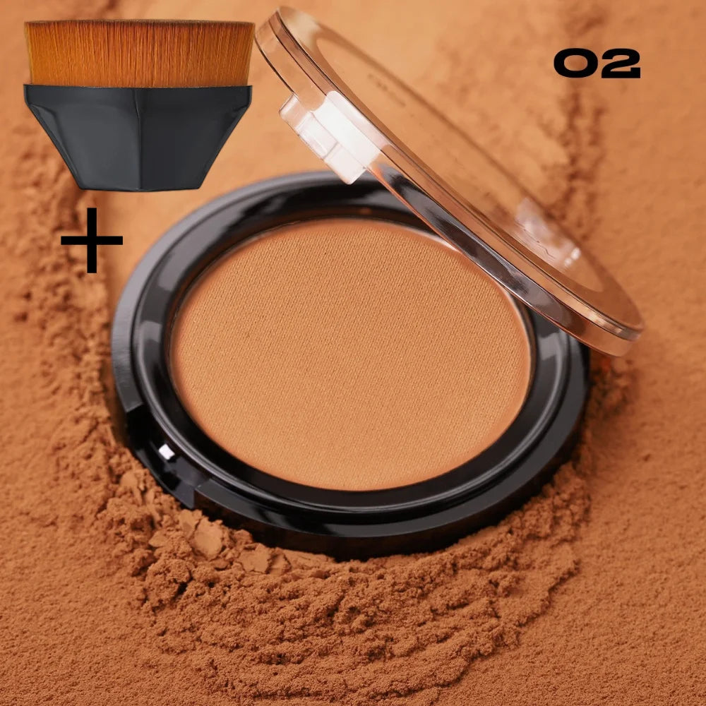 YOUNG VISON Foundation + Matte Powder Oil-Control Brightening Primer Foundation Powder Concealer Color Cosmetics