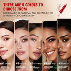 GlideHide Blurring Concealer Creamy texture Conceals dark circles wrinkles Dual formula liquid tip balm stick Long-lastin