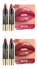 Easy Coloring Gloss Lipstick Lasting Waterproof Matte Crayon Lip Gloss Stick High Pigmented Moisturizing Lip Liner Pen Makeup