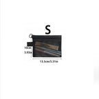 1/5/10pcs Mesh Clear Cosmetic Bags Women Black Makeup Bag Portable Travel Toiletry Organizer Case Lipstick Storage Pouch Gift