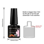 6pcs Nail Gel Polish Set Nude Pink Red UV/LED Nail Art Vernis Gel for Manicure Design All-Season Semi Permanent Quick Dry