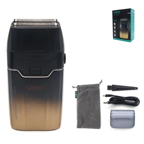 VGR 003 906 308 Professional Hair Cutting Kit  Hair Clipper Cordless Clippers Trimmers for Men Set USB Charge Men's LED Display