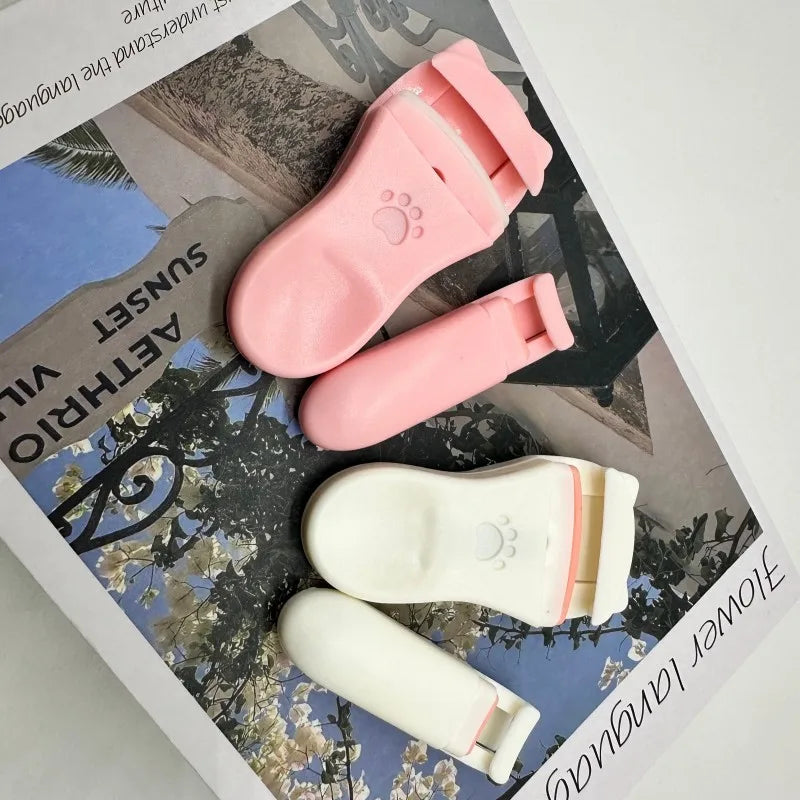 Wholesale 2PCs Cat Claw Eyelash Curler Set plus Wide Angle Long Lasting Women Makeup Accessories Tool Fit All Eyelash Shapes
