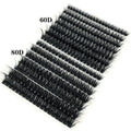 60D/80D Mink Eyelashes 100/280 Bundles Natural Eyelash extension 3D Russia Volume Individual Eyelash Cluster Makeup Tools Lashes