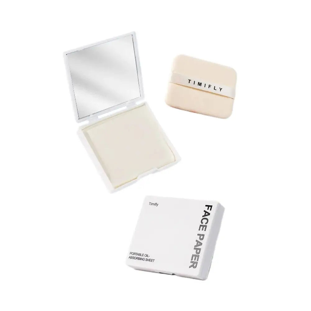 100Pcs Face Oil Absorbing Paper Protable Facial Control Wipes Oily Face Blotting Matting Tissue Makeup Facial Clean