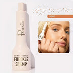 Fake Freckle Pen, Natural and Realistic Freckle Makeup for Sun-Kissed Face, Waterproof,Long-Lasting, Quick-Drying, 5-Point Stamp