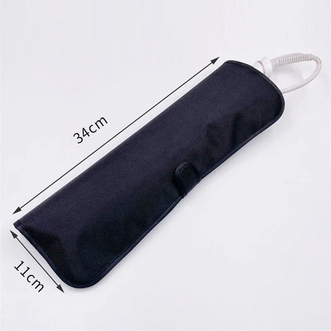 Heat Resistant Flat Iron Case Hair Straightener Mat & Pouch Curling Iron Holder Travel Curling Iron Hair Straightener Organizer