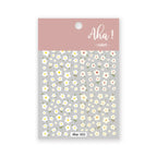 3D Nail Art Stickers  Translucence Moon/Star/Cloud Ultra-thin Nail Decals 3d Self-Adhesive White Cloud Moon Star Kawaii Sliders