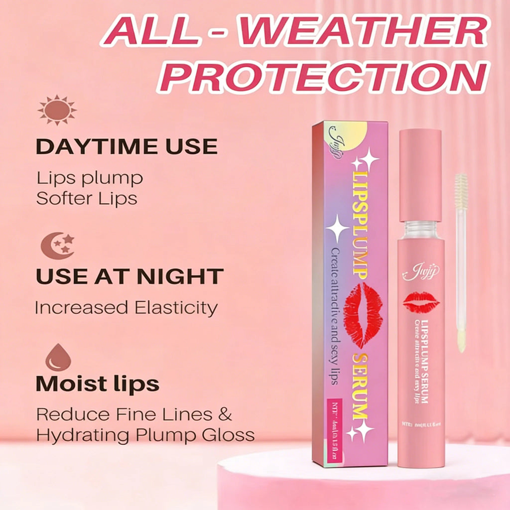 Lip Booster Plumping Serum Oil Hyaluronic Acid Moisturising Sexy Plumping Enhancer Stimulant Free Brightening Lightening Lines