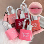 Gege Bear Lockheart Sweet Color Water-Gloss Lip Gloss-Vibrant Colors, Easy to Apply with Non-Long-Lasting Hydration