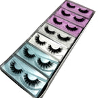New 21Pairs Natural Fluffy Volume False Eyelashes Dramatic Thick 3D Mink Lashes Extension Makeup Lashes Wholesale Cílios In Bulk