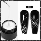 PUETNE 7.5ML Amber Moonlight Cat Magnetic Gel Nail Polish Winter Nails Jelly Glass Cat Eye Soak Off UV Semi-Permanent Varnish
