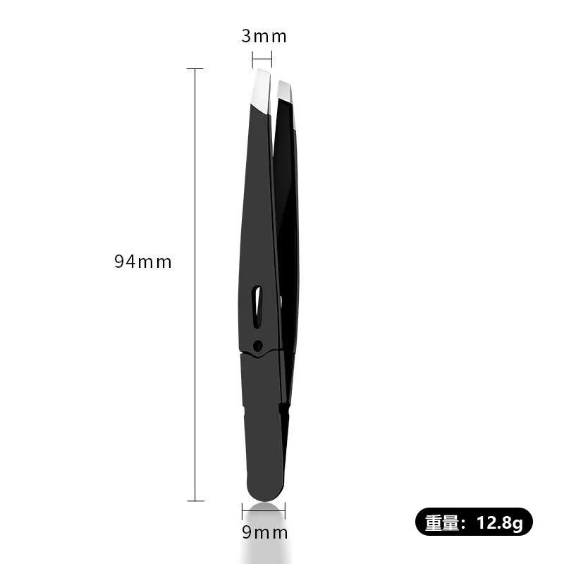 Expert Eyebrow Hair Removal Tweezer, High Precision Slant Tip Stainless Steel Tweezers for Men and Women
