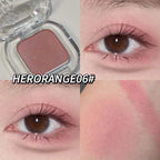 Monochrome Eyeshadow Palette Matte Wine Red Brown Eye Shadow Smoky Pearl Glitter Earth Low Saturation Matte Eye Shadow Makeup