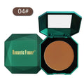 Brand-new 4 Colors Dark Pressed Powder Dark Skin Powder Matte Powder Long-lasting Waterproof  Brand Makeup Blush