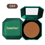 Brand-new 4 Colors Dark Pressed Powder Dark Skin Powder Matte Powder Long-lasting Waterproof  Brand Makeup Blush