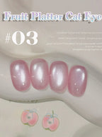MIANEL 12ML 1-12pcs Jiannan Bistro Cat Eye Gel Nail Polish Blue Nails White Nails Pink Nails Nail Art Use Nail Supplies