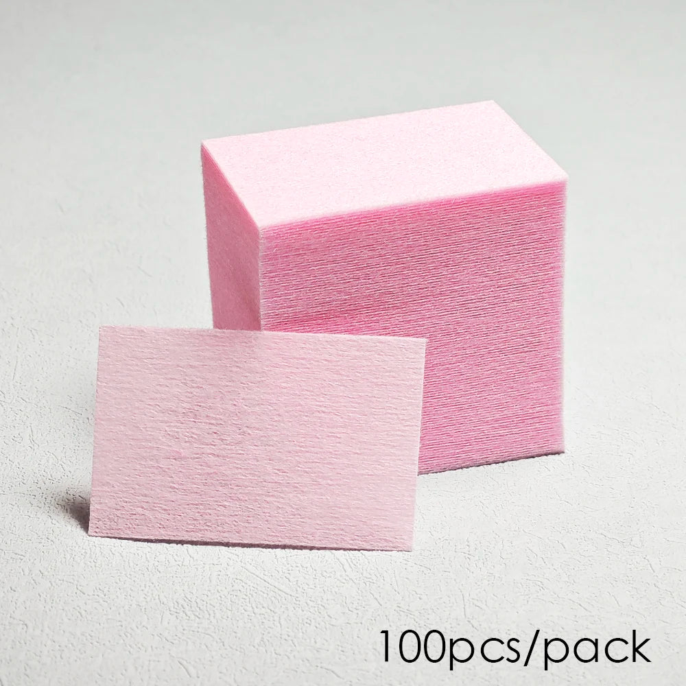 Nail Polish Remover Lint Free Nail Art Removal Wipes Cotton Pad Gel Nail Polish Eyelash Glue Cleaning Wipes Nails Accessories