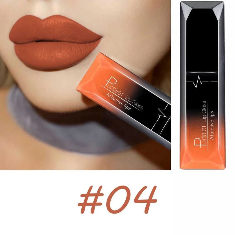 17 Colors Velvet Matte Liquid Lipstick, Waterproof Long Wear Lip Color, High Pigment Smooth Texture, Makeup for All Skin Types