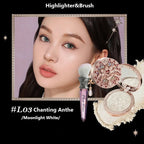 The Flower Knows Little Angel Collection Relief Highlight Face Powder iluminador Makeup Contour Highlighter Palette 8g/0.3Fl.oz
