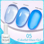 PUENTE 5ml Metallic Painting Liner Gel Polish Bright Mirror Effect Semi-Permanent UV Nail Varnish For Stunning French Nail Art