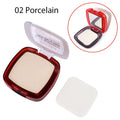 9 Colors Waterproof Matte Powder Face Pressed Foundation Natural Oil-control Brighten Concealer Blush Powder Cake Cosmetics
