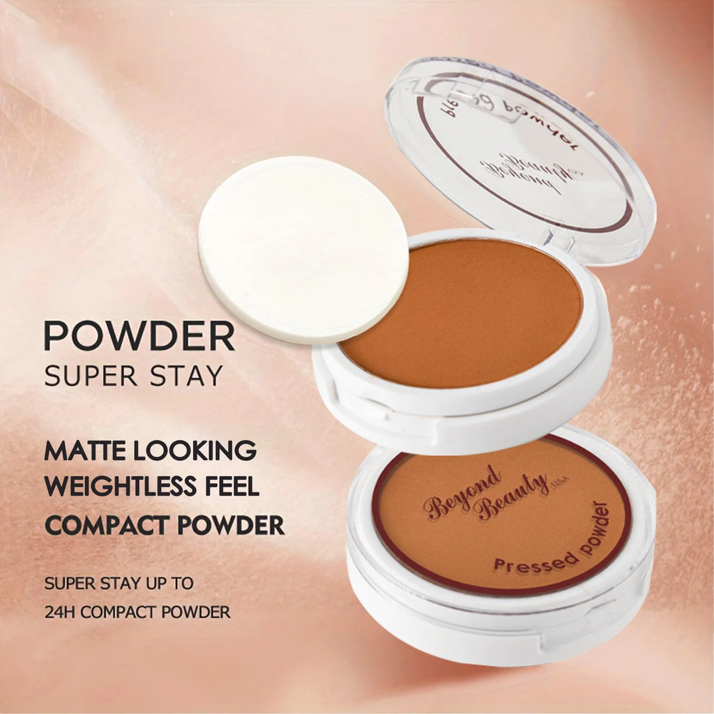 3 Pack Set Wheat Bronzing Powder For Dark Tone, Matte Finish, Sweatproof & Oil Control Powder, Concealer Contouring Foundation
