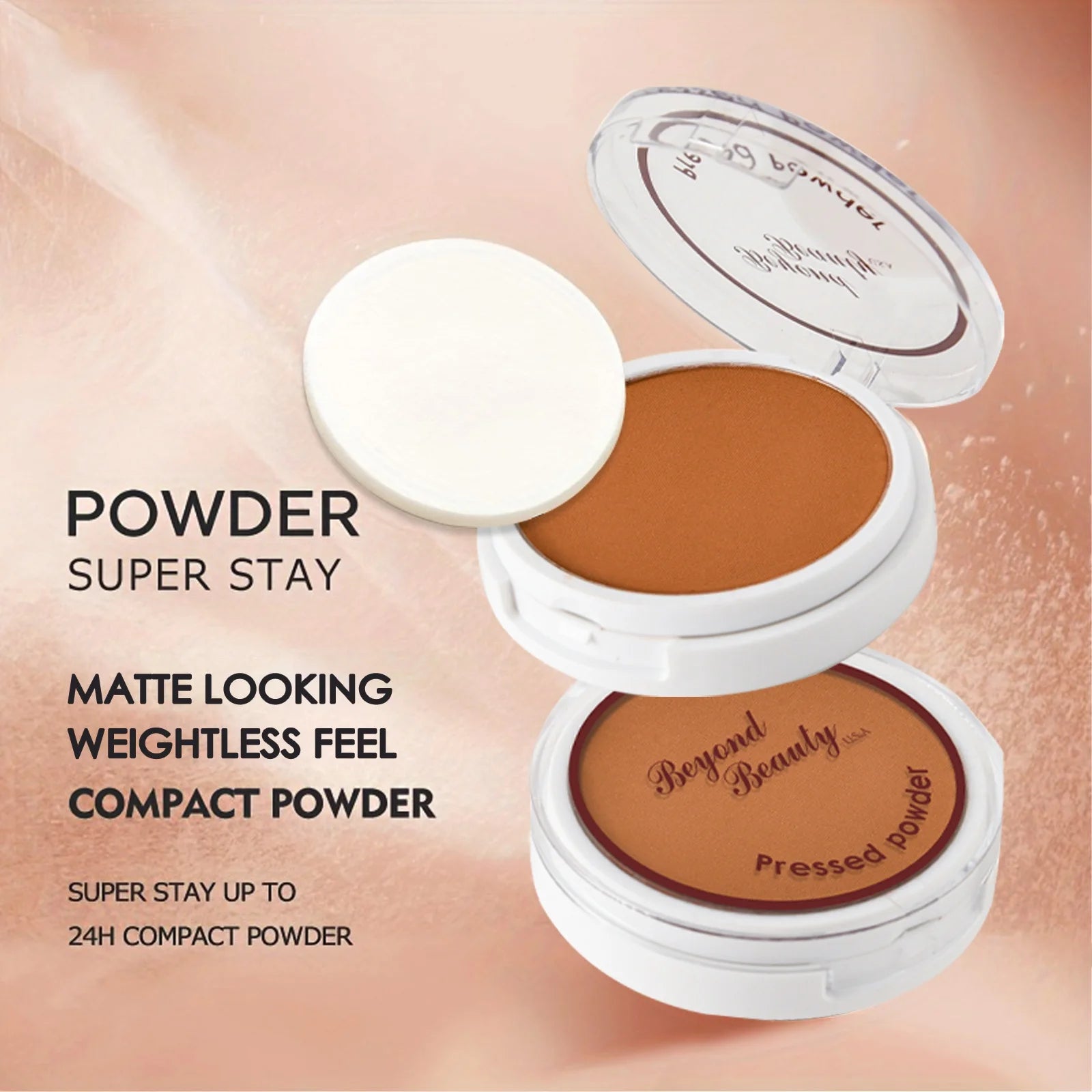 3 Pack Set Wheat Bronzing Powder For Dark Tone, Matte Finish, Sweatproof & Oil Control Powder, Concealer Contouring Foundation