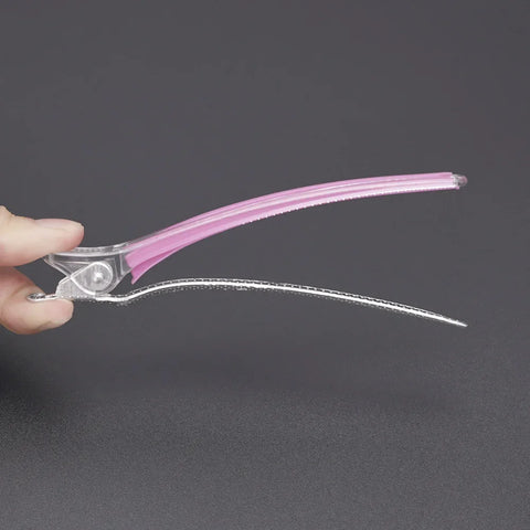 12pcs Pro Seamless Alligator Clip Hair Clip Barbershop Haircutting Sectioning Hairpin Salon Household Styling Tools Accessories