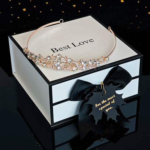 Fashion Sparkling Rhinestone Crown Daily Tiara Bridal Headdress Wedding Jewellery Hair Accessories For Women