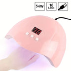 Manicure UV LED Lamp Kit Set UV Lamp and 20000RPM Nail Drill Machine Kit and Remove Dead Skin Manicure Tools Set