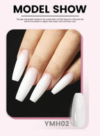 YOKEFELLOW 15g Jelly Extension Gel Nail Polish Nude Pink Clear Building Construct Extend Gel Soak Off UV LED Acrylic Gel Varnish
