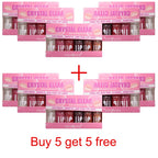 6pcs Moisturizing Lip Gloss Transparent Lip Oil Hydrating Lip Glaze Lip Plumper Hydrating Make Up Liquid Lipstick Lips Cosmetics