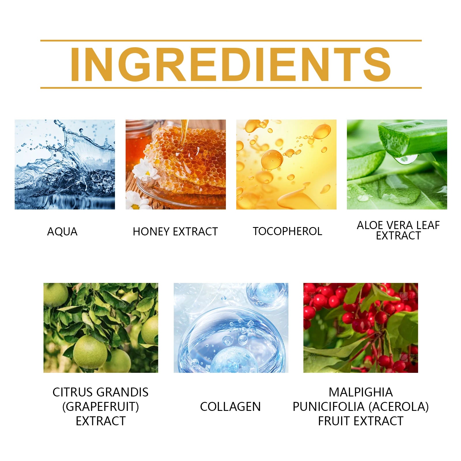 Honey Lip Mask, Moisturizing & Exfoliating Lip Care, Overnight Treatment for Soft Smooth Lip