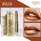 12 Colors Korea Matte Glitter Lipstick Pink Nude Matte Gliter Waterproof Kissproof Glitter Flip Lipstick Orange Dropshipping