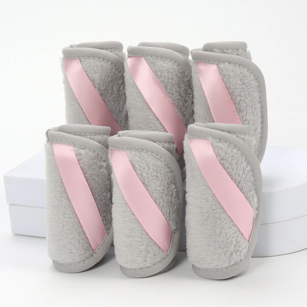 1020 Long Bandage Cleaning Wipes 6Pcs, Machine Washable, Reusable Makeup Remover Tools, Suitable for All Skin Types