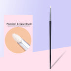 Small Crease Brush Mini Pointed Eyeshadow Blending Makeup Brush Fluffy Goat Hair / Horse Hair Precise Tapered Crease Makeup Tool